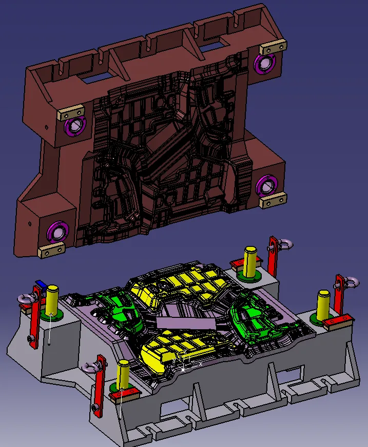 Catia yazılımı ile desteklenmiş tasarım ve mühendislik uygulamaları - 3 istasyon Catia yazılımı ile tasarım ve üretim için gerekli olan mühendislik çalışmaları çok kısa sürede yapılabilmektedir.