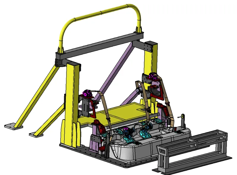 Catia yazılımı ile desteklenmiş tasarım ve mühendislik uygulamaları - 3 istasyon Catia yazılımı ile tasarım ve üretim için gerekli olan mühendislik çalışmaları çok kısa sürede yapılabilmektedir.